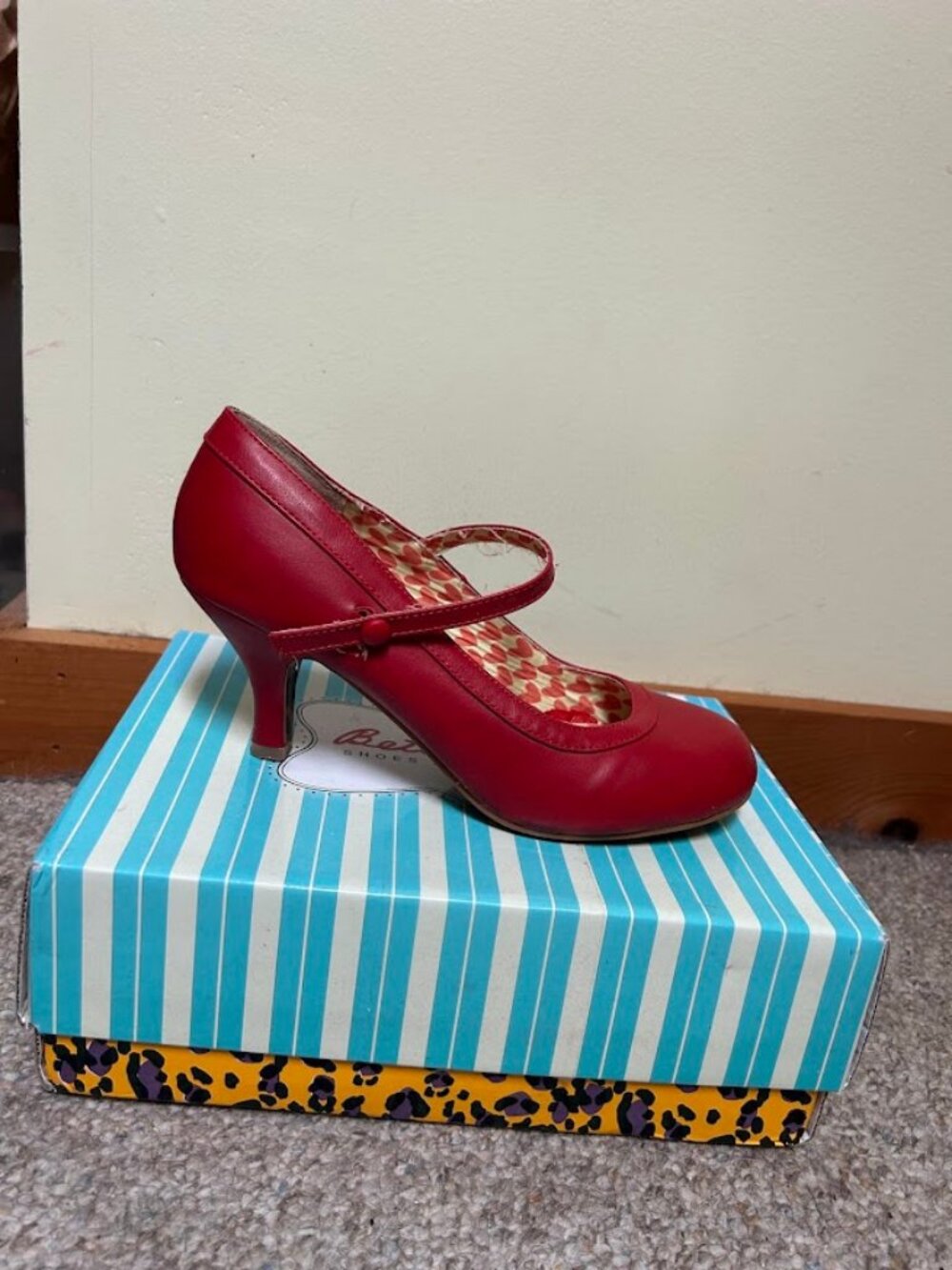 Betty Page Retro Mary Janes